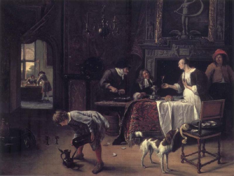 Jan Steen Easy come,easy go oil painting picture